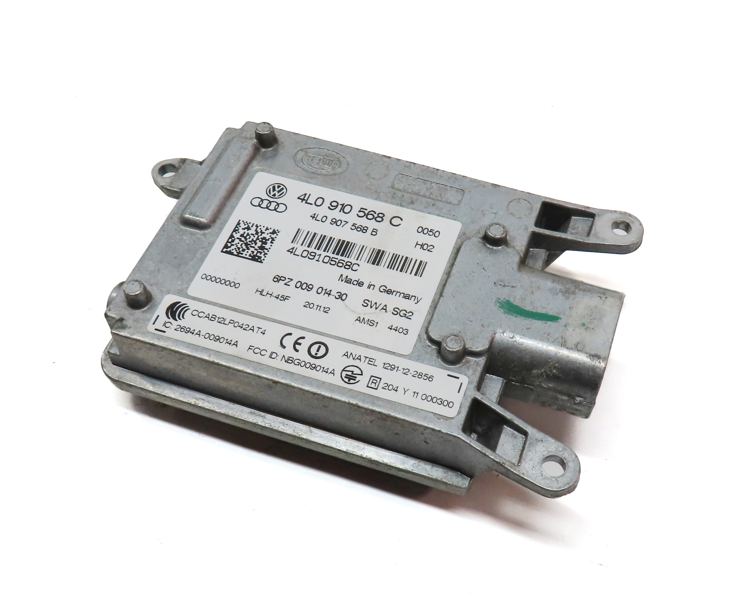 2013-2017 AUDI Q7 (4L 4M) REAR LEFT DRIVER LANE CHANGE BLIND SPOT MODULE (SLAVE) — exact item pictured